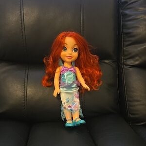 Disney Mermaid Doll with Red Hair and Teal Outfit